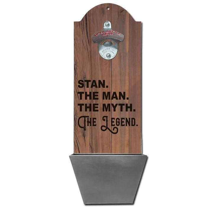 Round Top Plaque with Cap Catcher - Custom - Man, Myth, Legend
