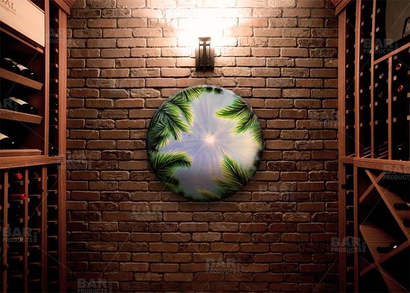 Round Wooden Table Top - Two Sizes Available - Sky and Trees - Image 3