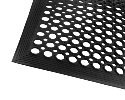 Rubber Floor Mats-Black, Anti-fatigue