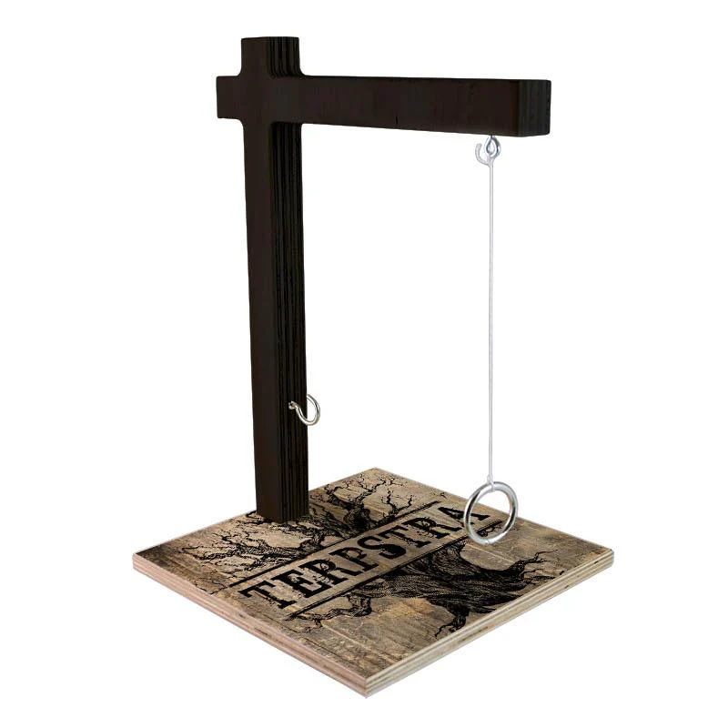 CUSTOMIZABLE Large Tabletop Ring Toss Game - Rustic Tree - Image 3