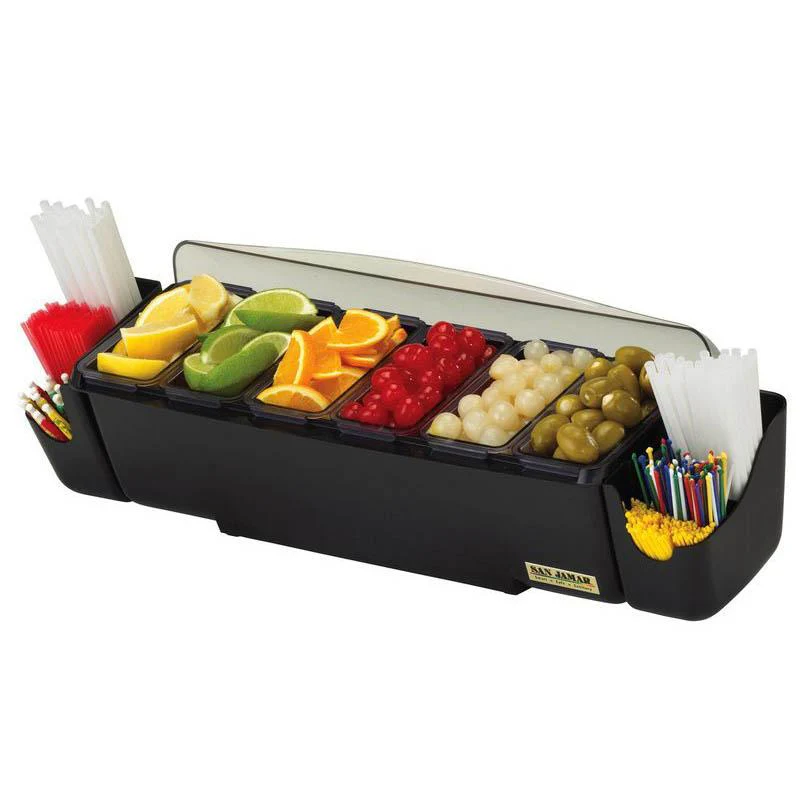 San Jamar® Dome Garnish Condiment Center