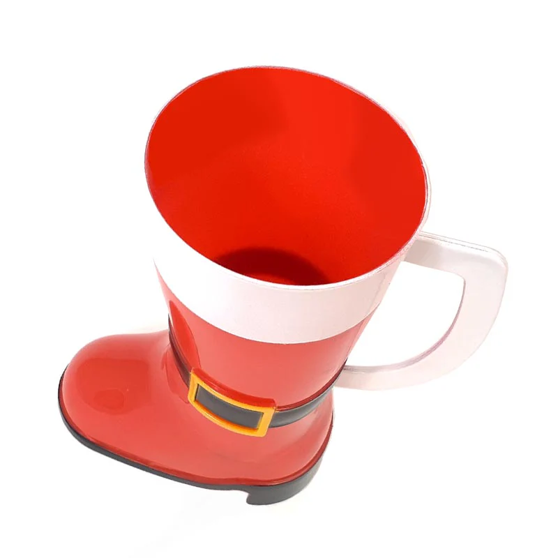 Santa Boot Mug - Plastic - 10 ounce - Image 3