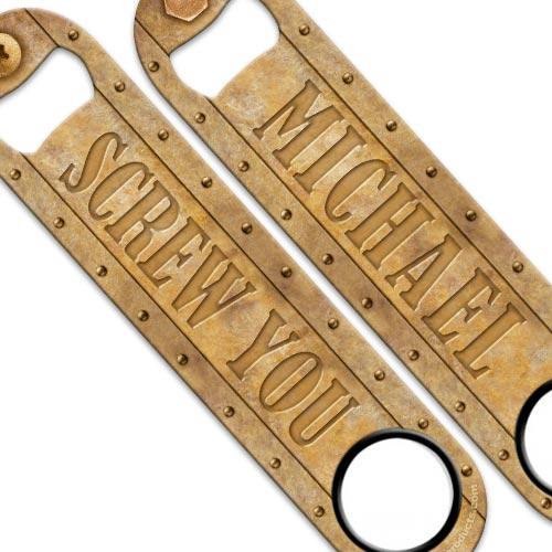 Screw & Bolt Speed Bottle Opener - ADD YOUR NAME - Image 4
