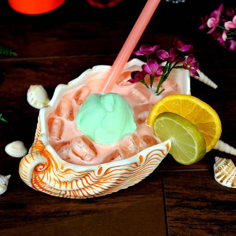 BarConic ® Sea Shell Tiki Mug - 30 oz - Image 5