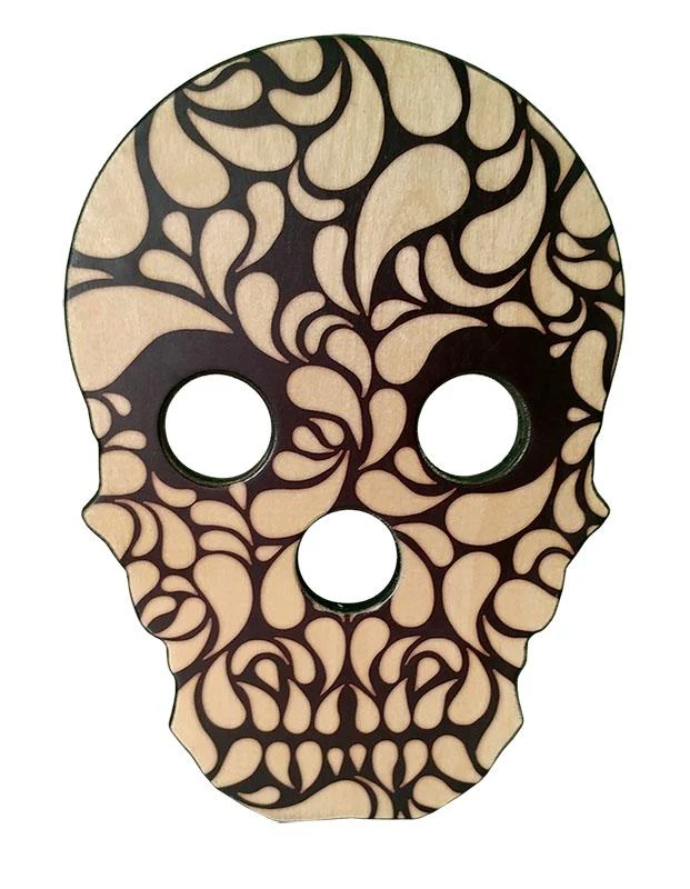 Shot Glass and Bottle Flight and Serving Tray - Elegant Skull - Image 6