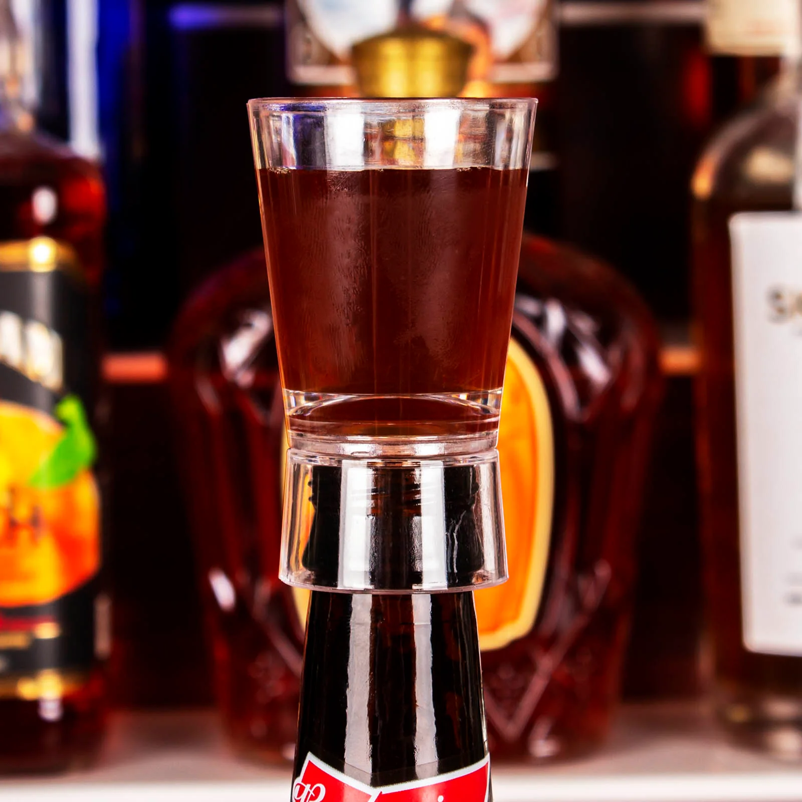 Shot Glass Beer Bottle Topper - 2 Ounce - Image 5