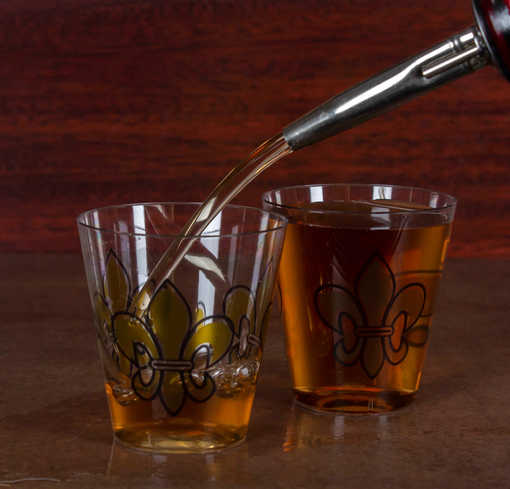 Shot Glasses - 20ct. - Fleur De Lis - 2 ounce - Image 3
