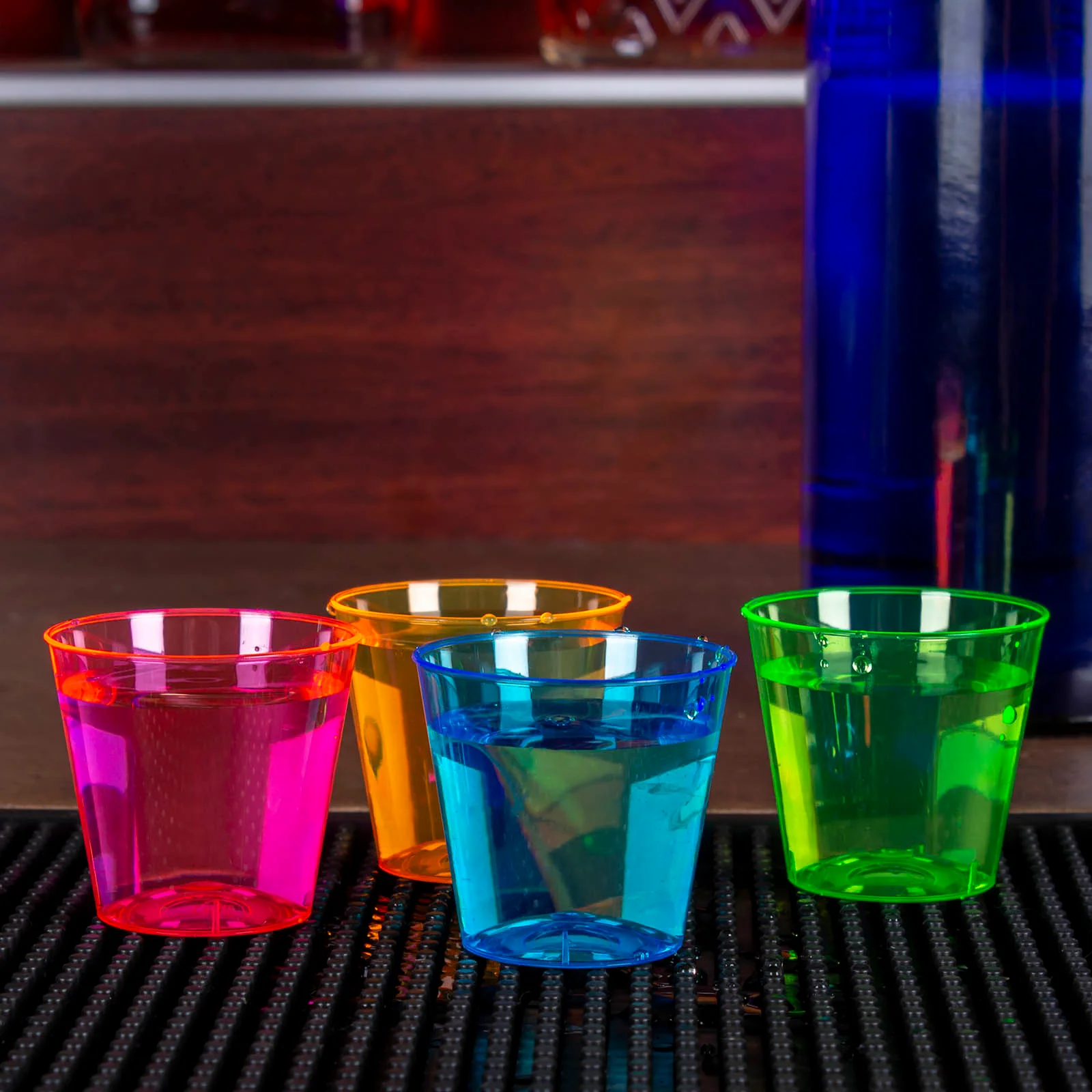 Shot Glasses - Assorted Neon - 50ct. - 1 ounce - Image 2