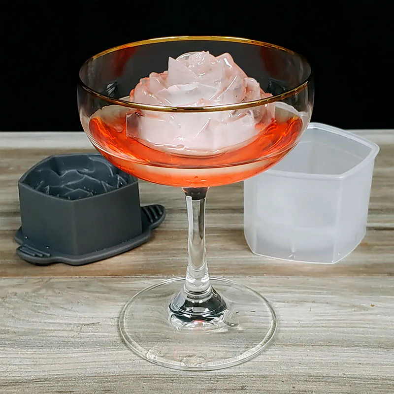 Silicone Rose Ice Mold - Pack of 2 - Image 3
