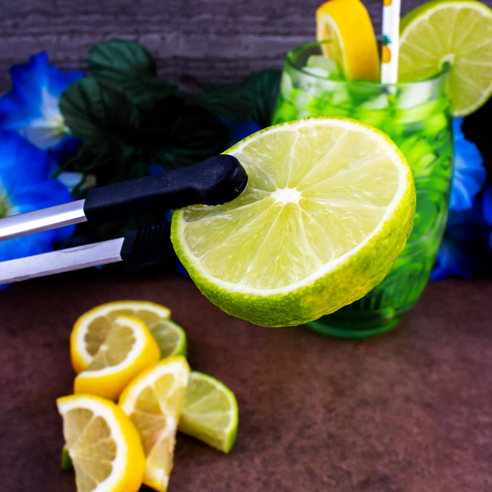 Silicone Tipped Garnish Tongs - 12" - Image 2