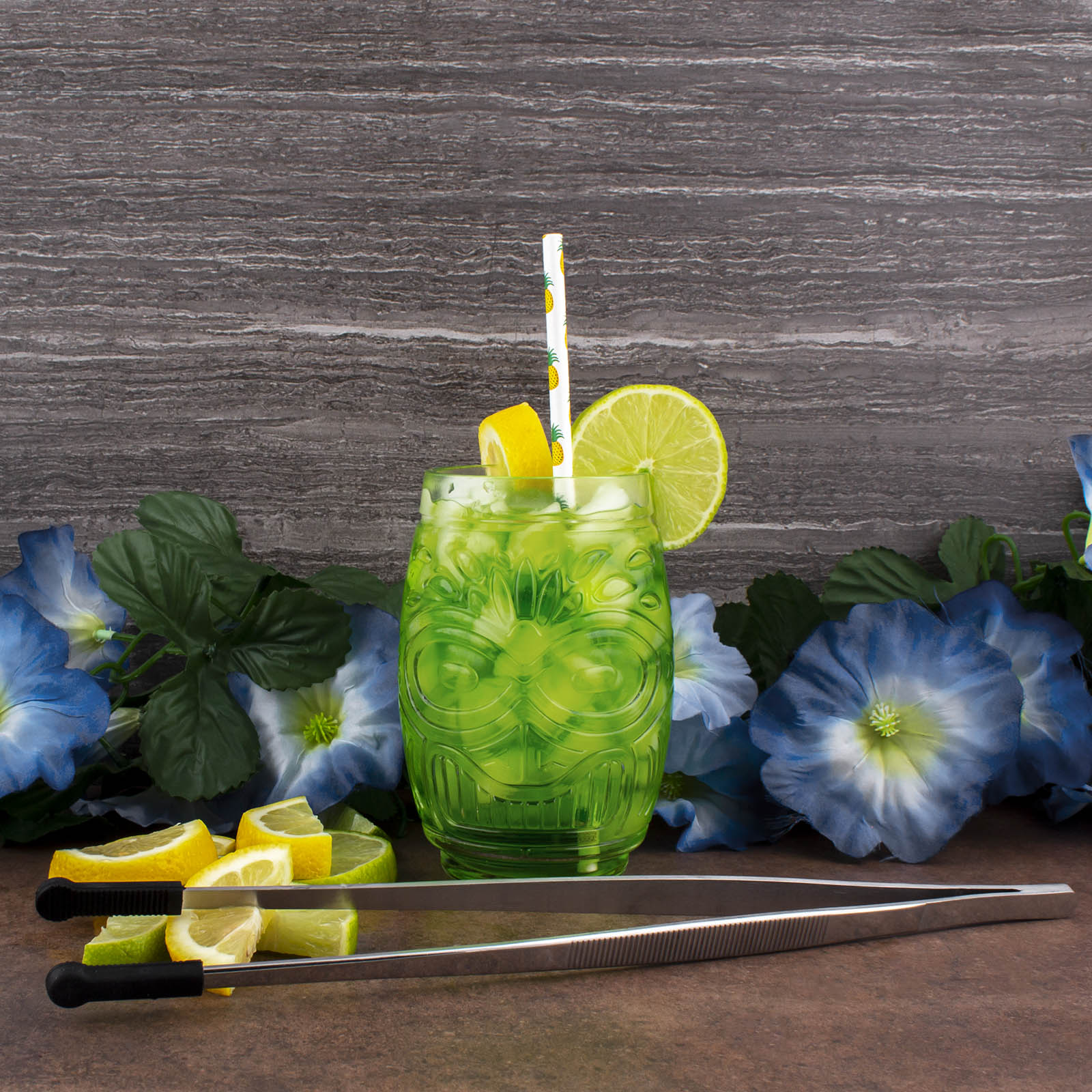 Silicone Tipped Garnish Tongs - 12" - Image 3