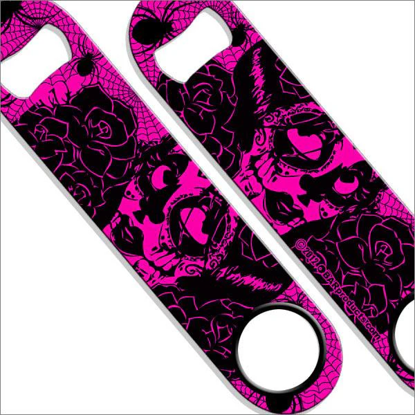 Skeleton Girl - Neon Speed Opener - Pink