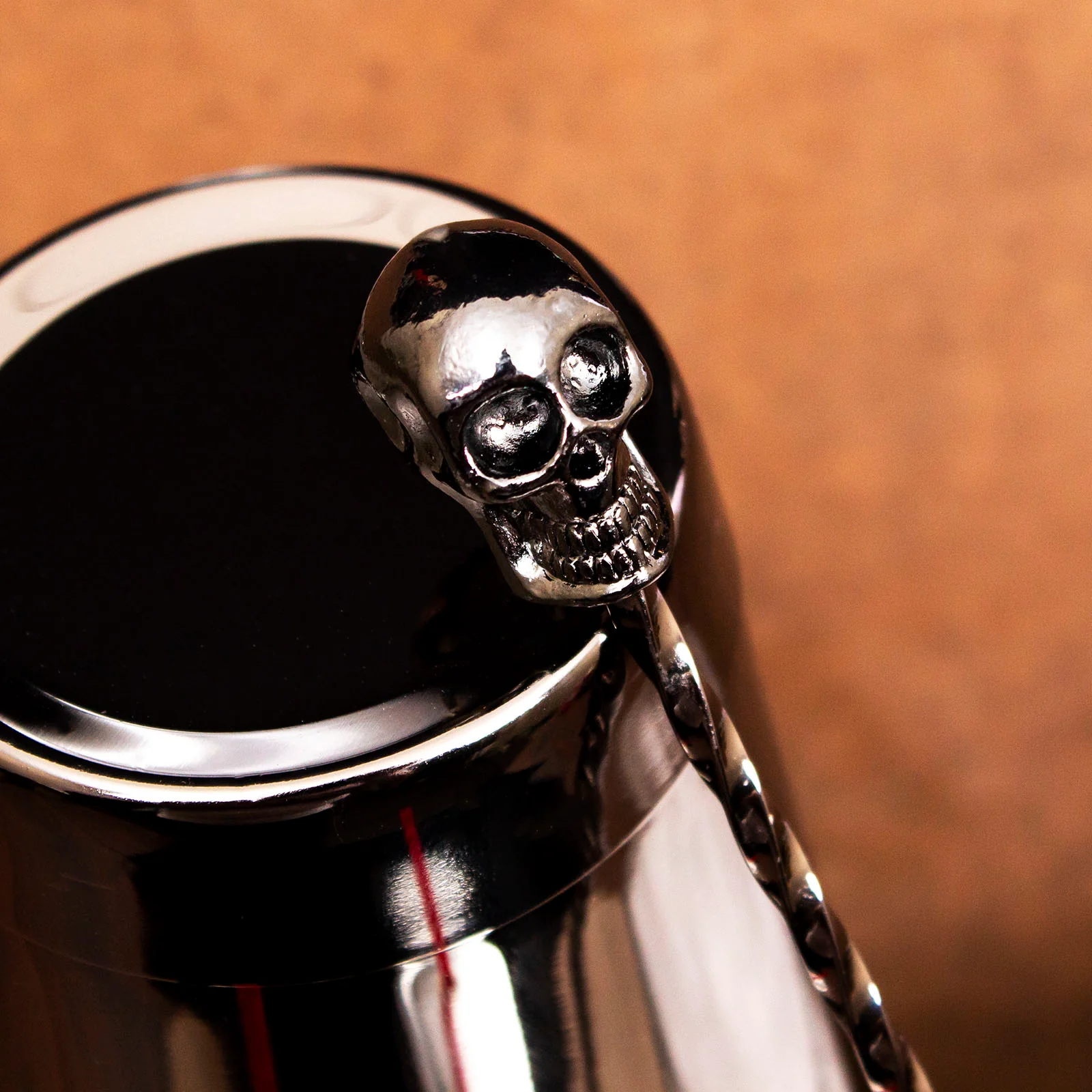 Skull Cocktail Set - Gun Metal - Image 3