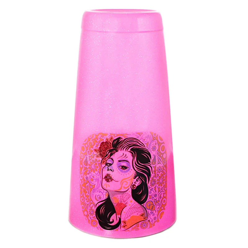 Skull Girl Neon Pink Glitter Kolorcoat™ Bar Tools - Image 3