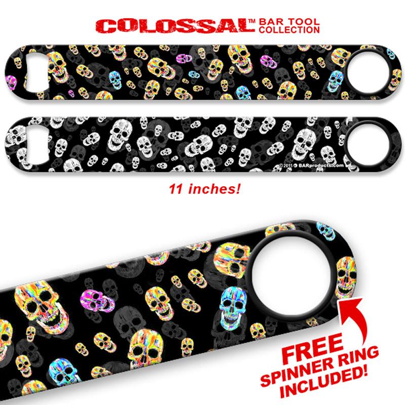 Skulls - 11 inch Long COLOSSAL™ Speed Bottle Opener