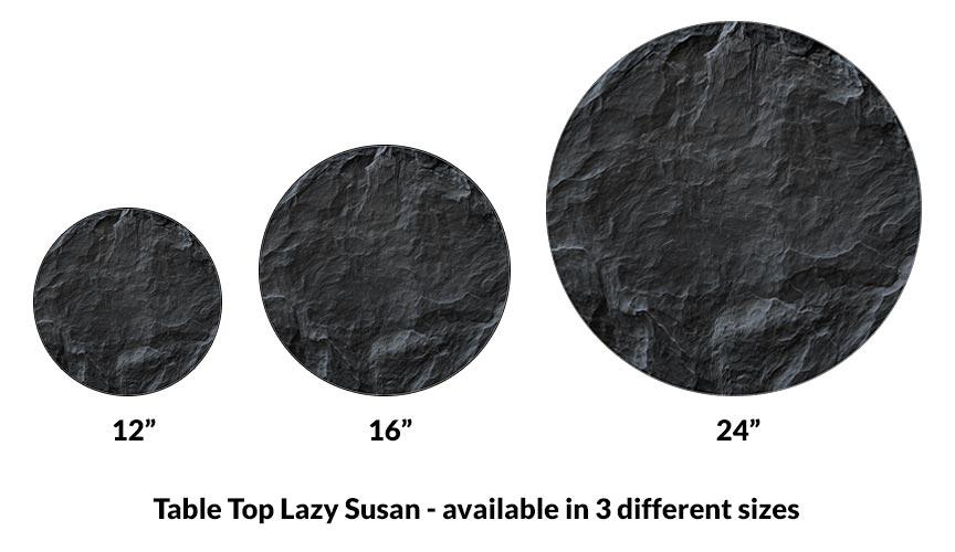 SLATE Design Lazy Susan - 3 Different Sizes - For Kitchen Table Top - Handcrafted in USA - Image 5