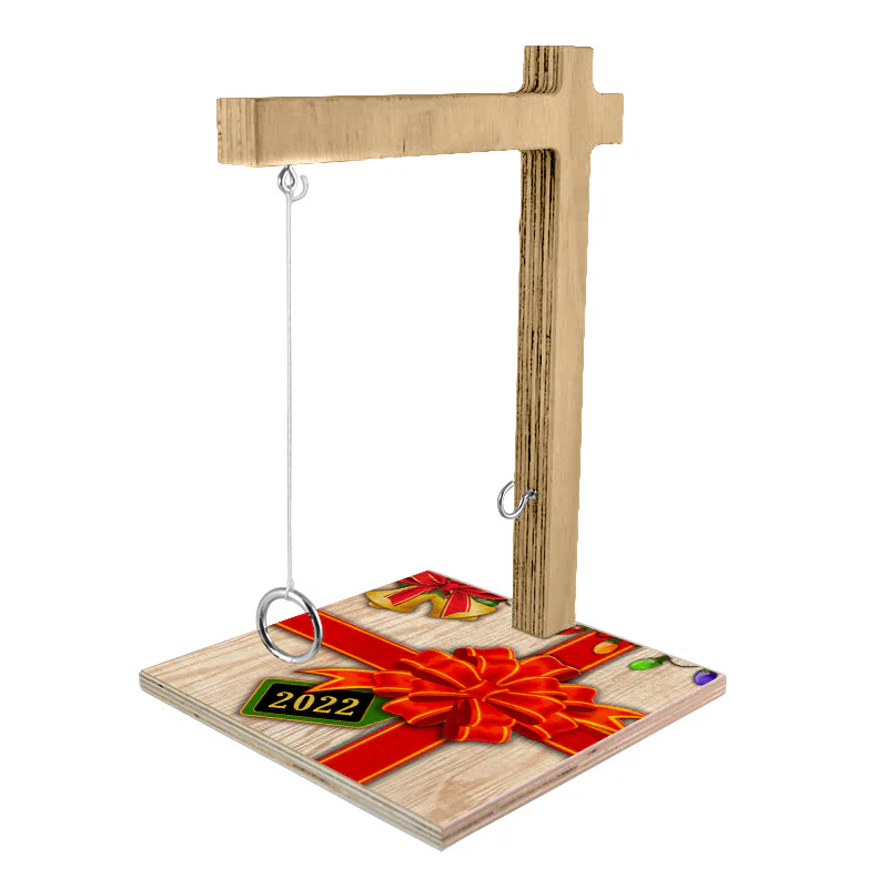 Small Tabletop Ring Toss Game - Holiday Present - Image 3
