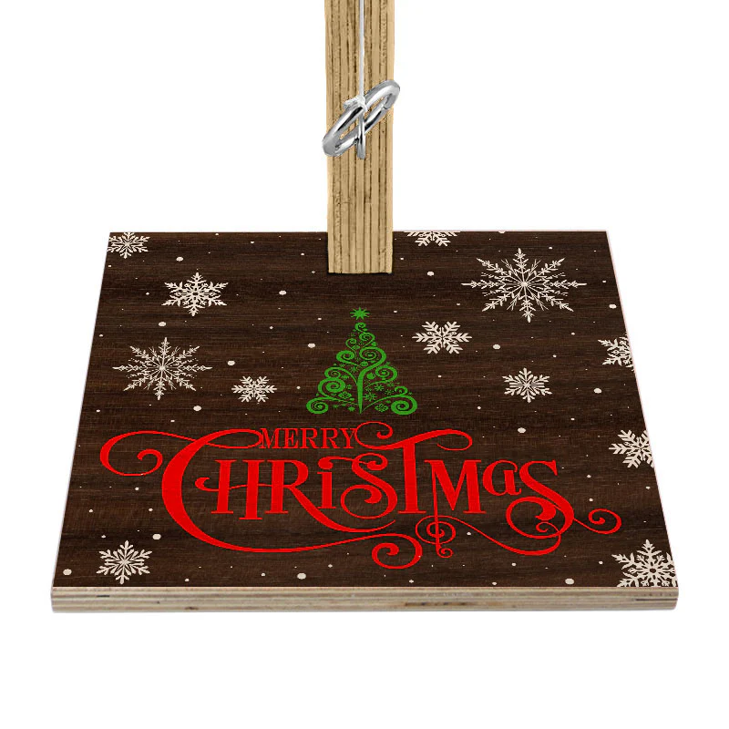 Small Tabletop Ring Toss Game - Merry Christmas - Image 2