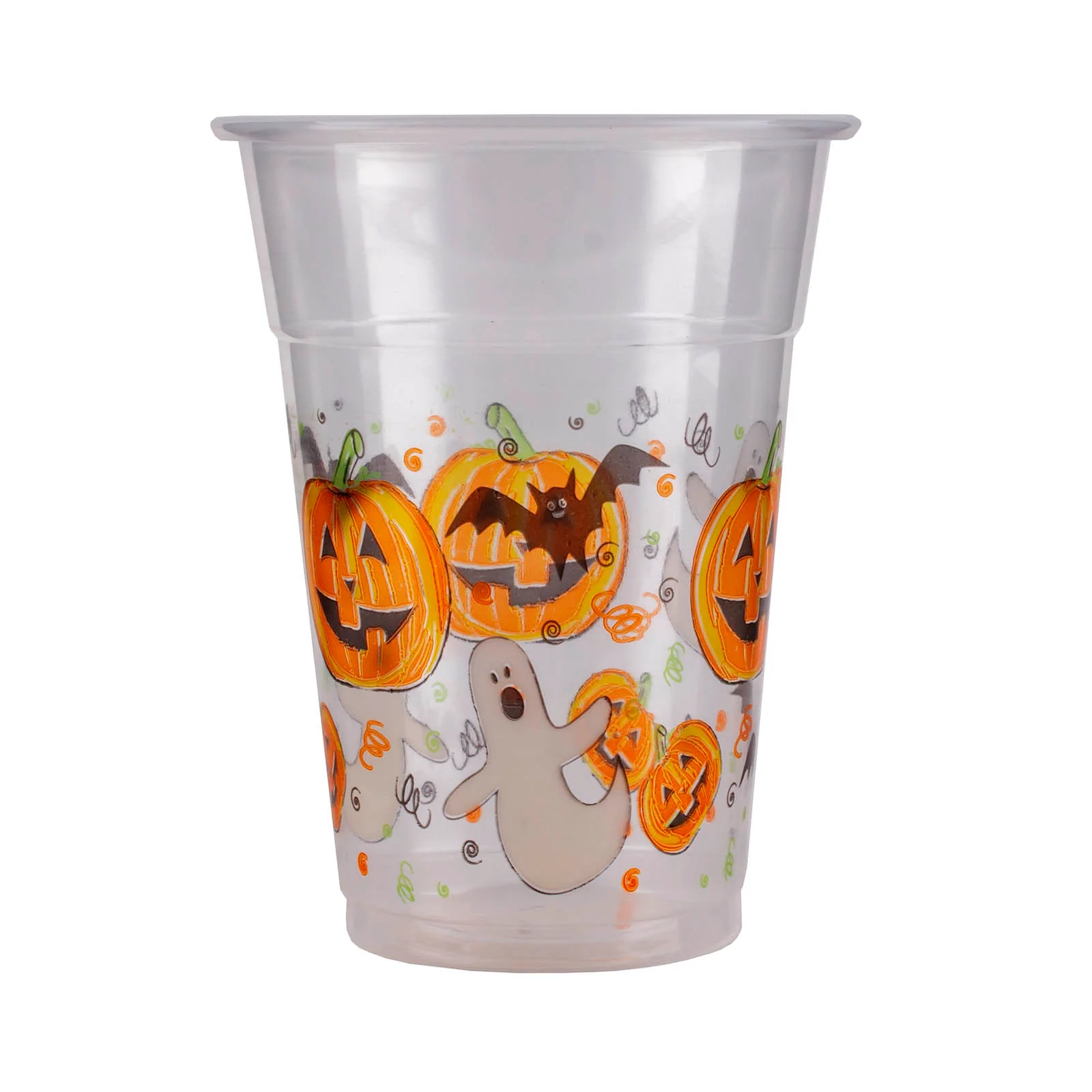 Soft Plastic Cups - 16 ounce - Halloween 20 Ct.