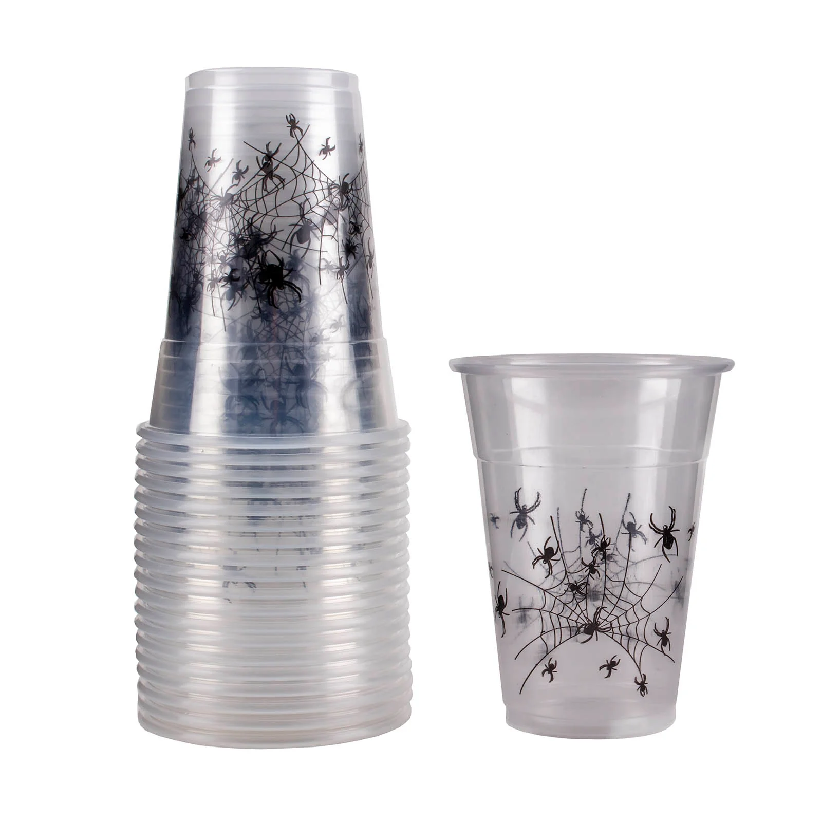 Soft Plastic Cups - 16 ounce - Spiders 20 Ct. - Image 3