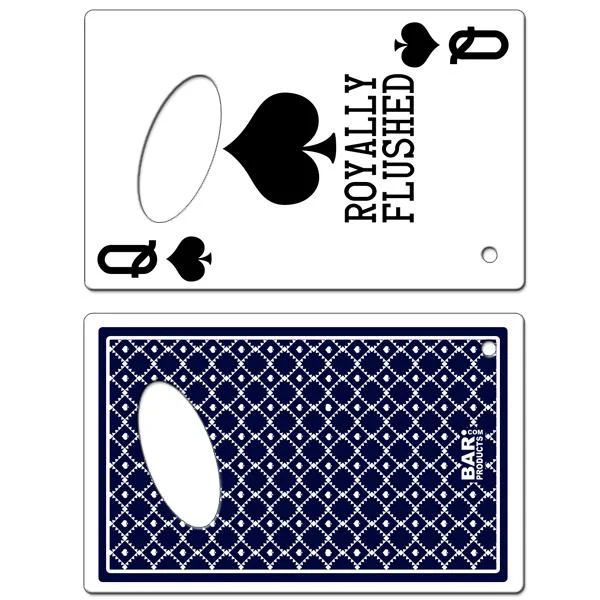 Spades Royally Flushed Credit Card Bottle Openers - Image 4