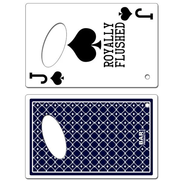 Spades Royally Flushed Credit Card Bottle Openers - Image 5