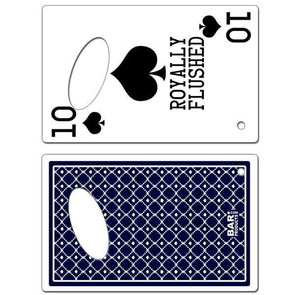 Spades Royally Flushed Credit Card Bottle Openers - Image 6