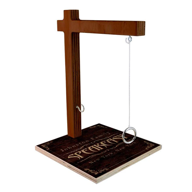 CUSTOMIZABLE Large Tabletop Ring Toss Game - Speakeasy - Image 3