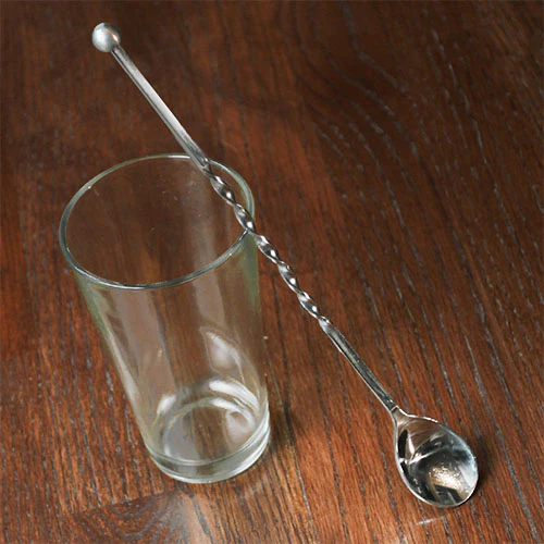Bar Spoon Stainless Steel with Ball Tip - Image 2