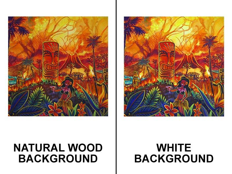 Square Wooden Table Top - Two Sizes Available - Lucky Tiki - Image 5