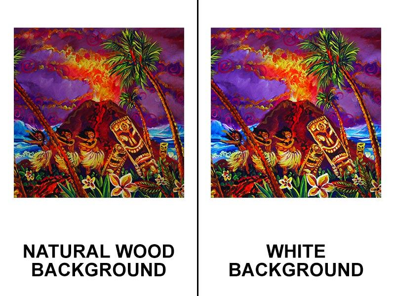 Square Wooden Table Top - Two Sizes Available - Tiki Hulu Show - Image 5