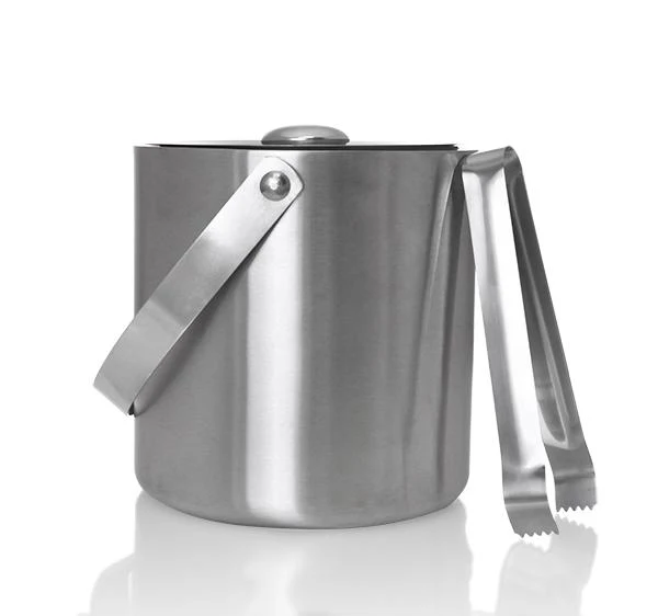 Stainless Steel Ice Bucket and Ice tongs - Image 3