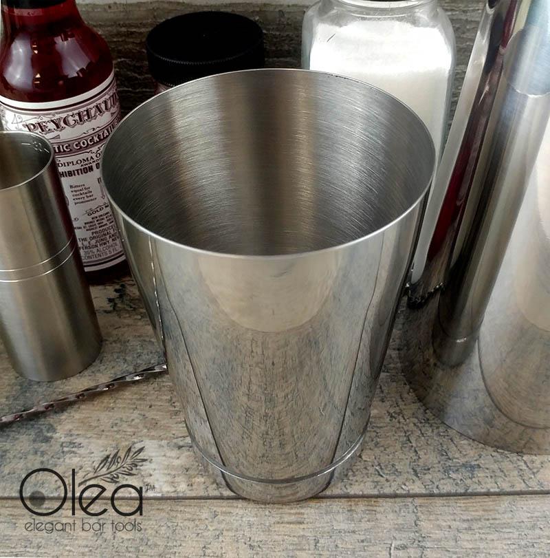 Olea™ Cocktail Shaker - 16oz Weighted - Stainless Steel - Image 3