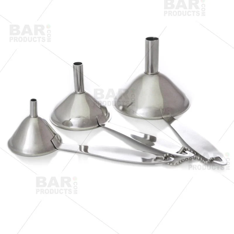Stainless Steel Condiment Funnel Set - Image 4