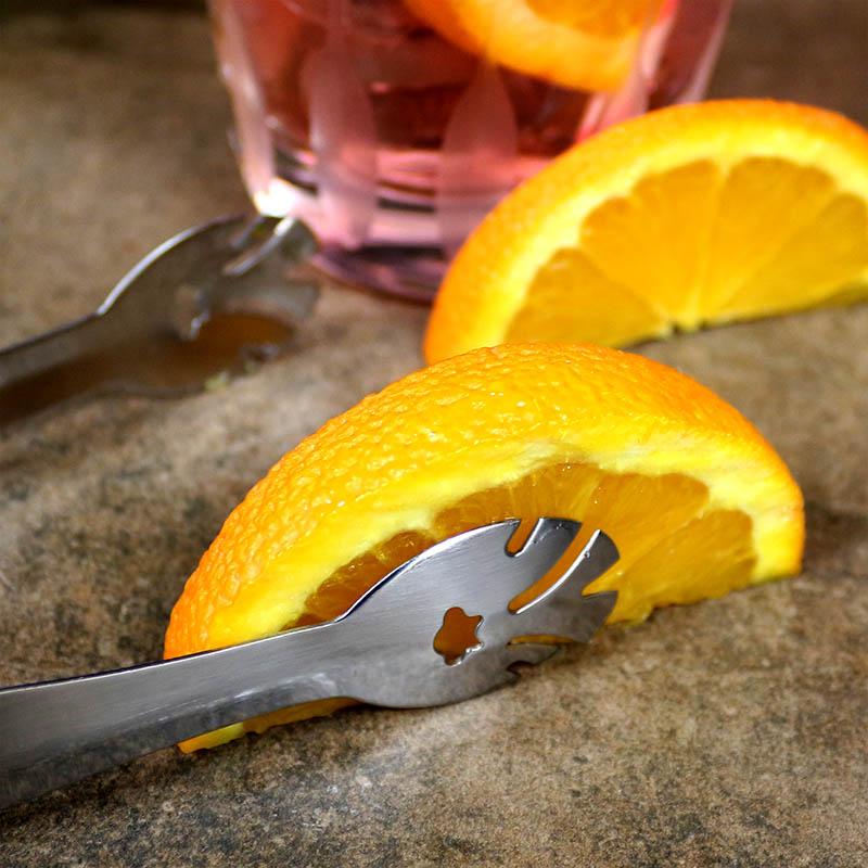 Stainless Steel Garnish / Ice Tongs - 7.25 inch - Image 6