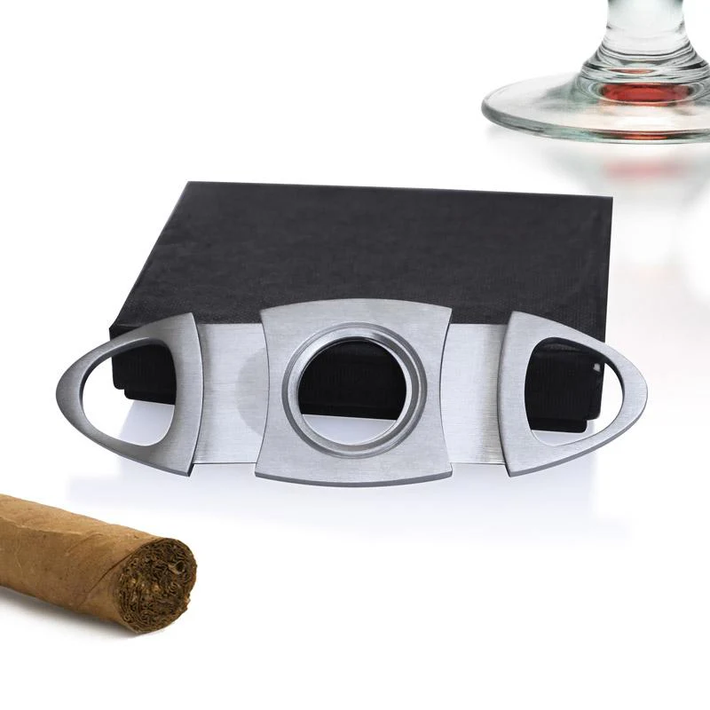 Guillotine Style Cigar Cutter Stainless Steel - Image 4