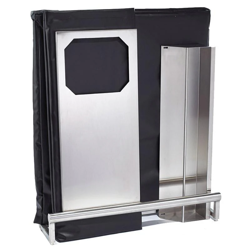 Stainless Steel Portable Bar with 3D Holographic Lighting and Integrated Ice Bin - Image 3