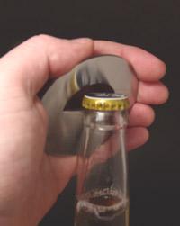 Stainless Steel Round Bottle Opener - Image 2