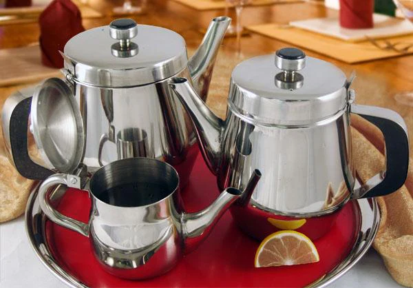 Stainless Steel Teapots with Gooseneck