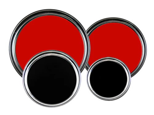 Stainless Steel w/ Vinyl Coating Serving Trays - Color and Size Options - Image 2