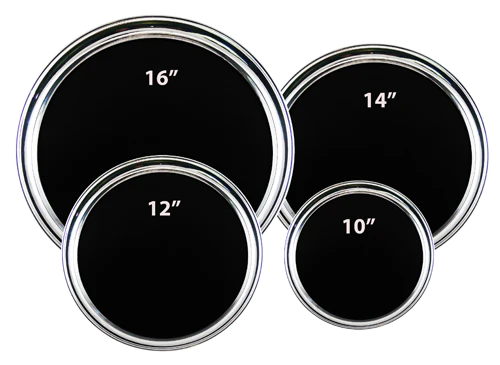 Stainless Steel w/ Vinyl Coating Serving Trays - Color and Size Options - Image 3
