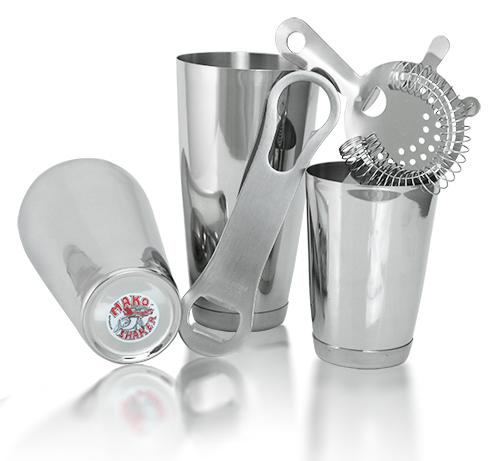 Stainless Steel Bar Set with V-Rod® Bottle Opener