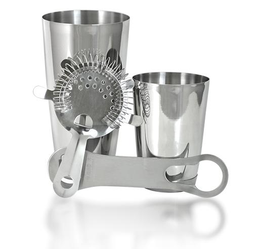 Stainless Steel Bar Set with V-Rod® Bottle Opener - Image 2