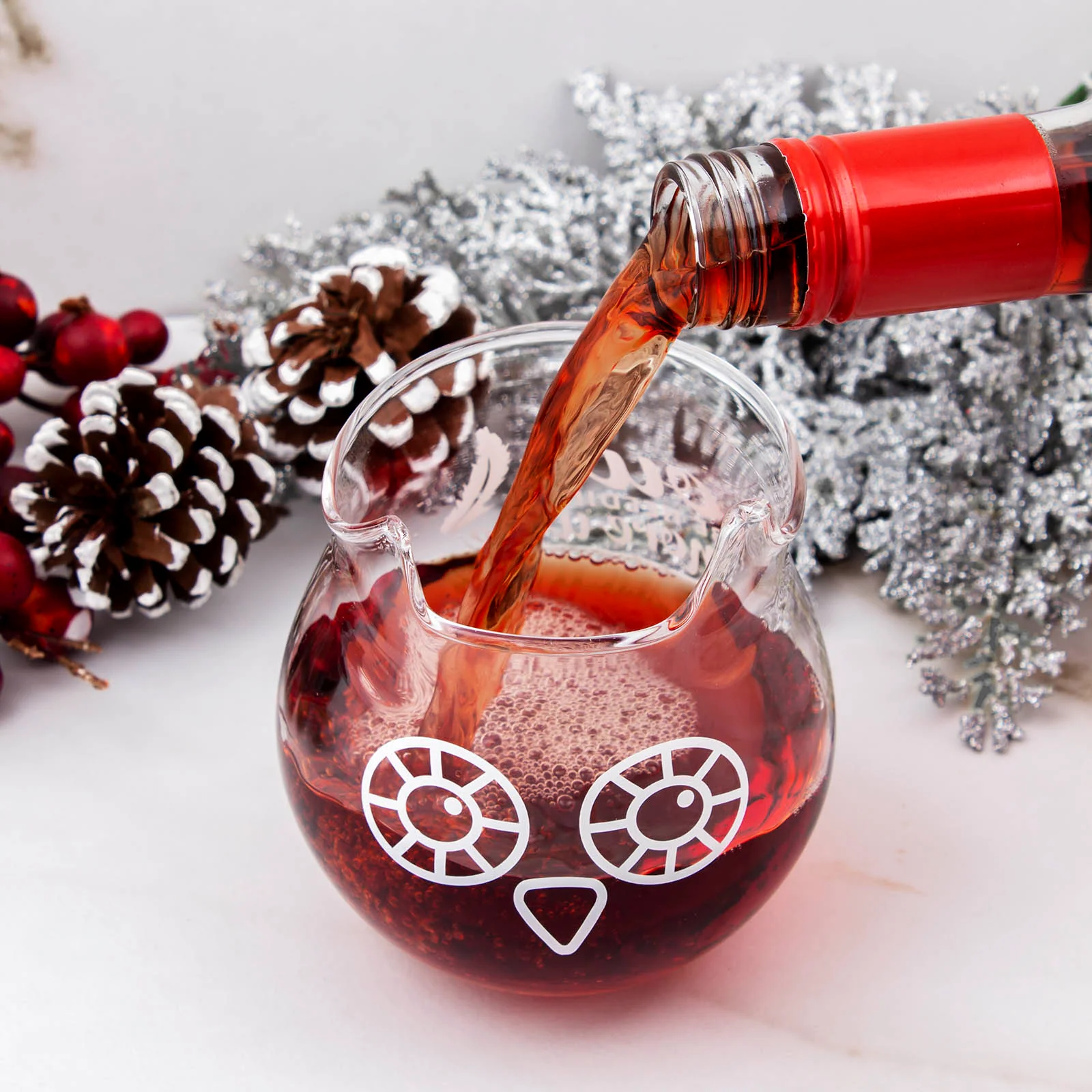 Stemless Wine Glass - 14oz - The Owl - Image 3