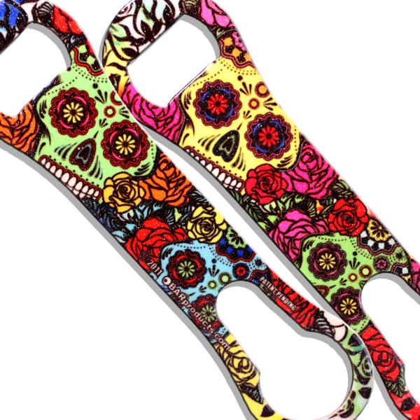 Glitter Sugar Skulls V-Rod® Bottle Opener