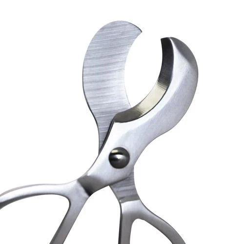 Cigar Scissors - Surgical Steel with Leather Carrying Case - Image 4