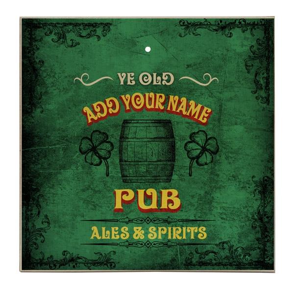 ADD YOUR NAME Large Tabletop Ring Toss Game - Irish - Image 4