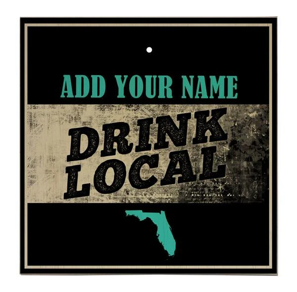 ADD YOUR NAME Large Tabletop Ring Toss Game - Drink Local - Image 4