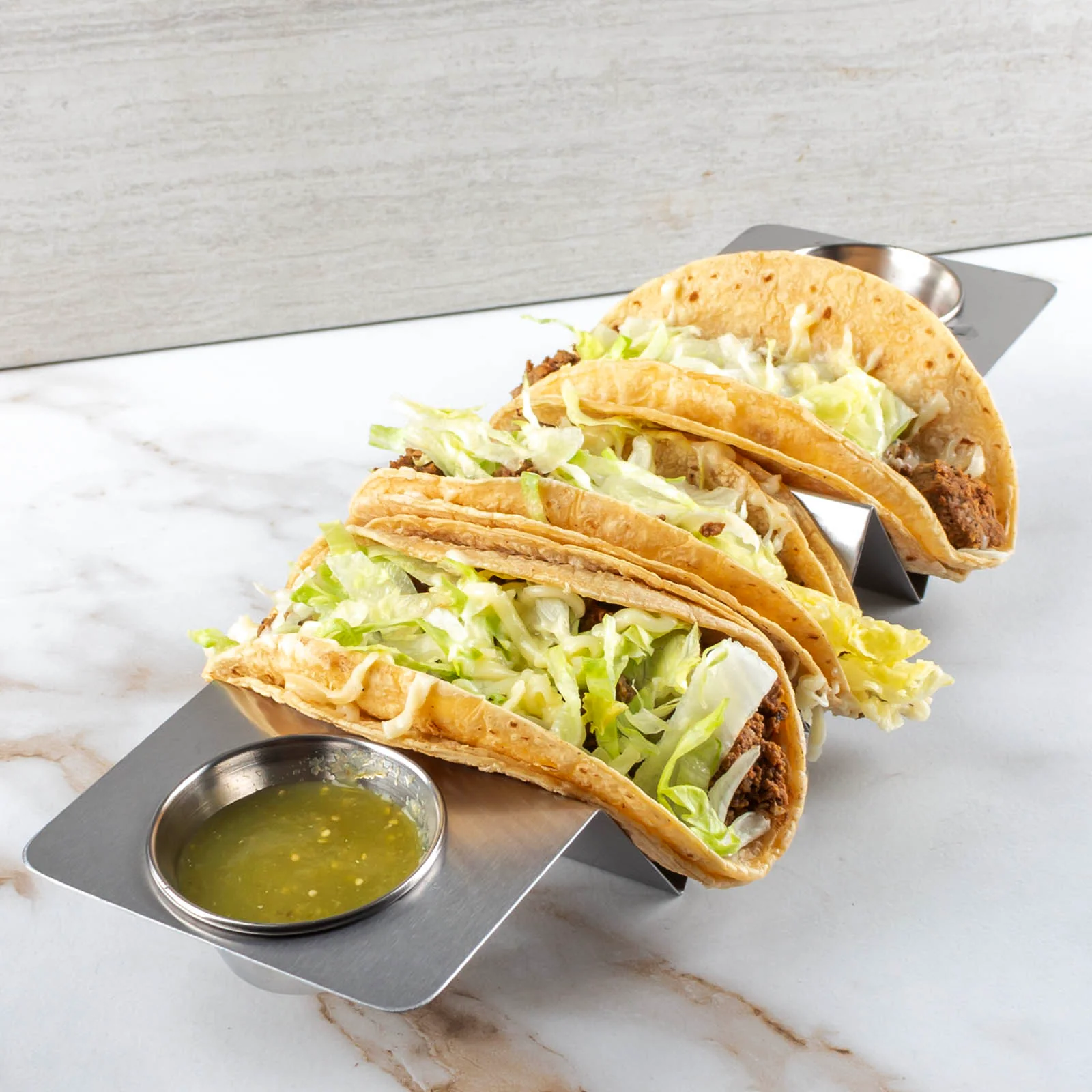 Taco Tray w/ Sauce cup holder - (Option of 3 or 4 Compartments) - Image 2