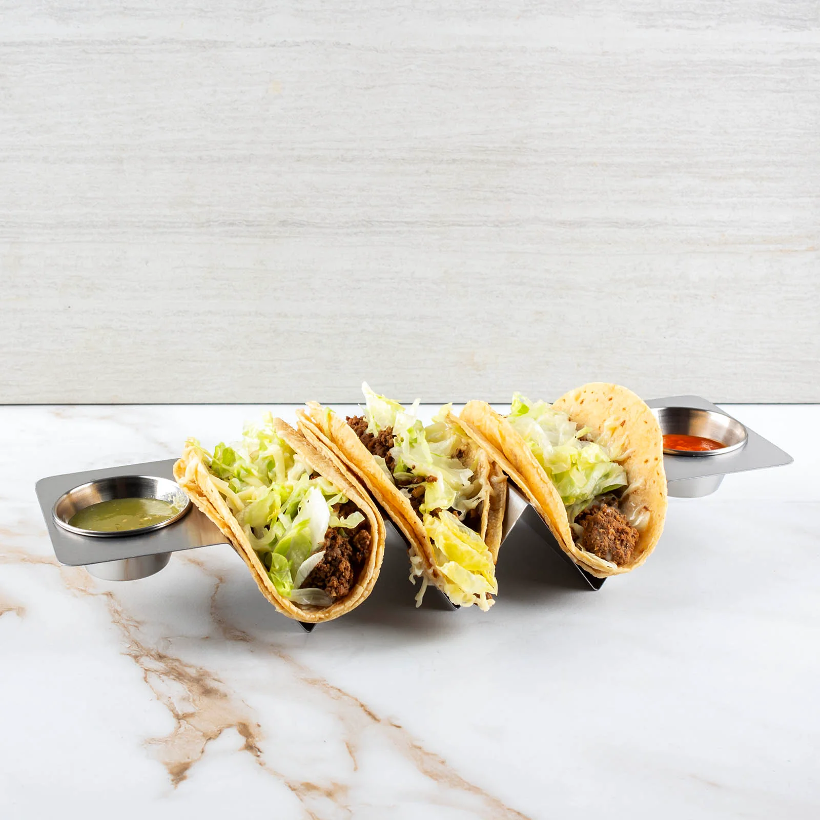 Taco Tray w/ Sauce cup holder - (Option of 3 or 4 Compartments) - Image 3